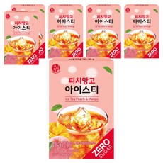 우리차 피치망고 아이스티 분말, 5g, 20개입, 6개