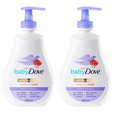 베이비도브 유아용 바디워시 카밍모이스처, 400ml, 2개 400ml, 2개