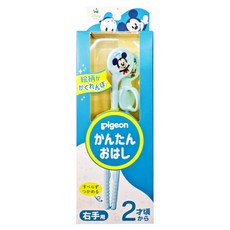 pigeon 貝親 寶寶練習筷*, 米奇+唐老鴨 藍, 1雙