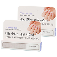 Eco Touch 納米玻璃指甲油, 單色, 2個