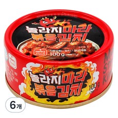 不要驚訝炒泡菜罐頭, 100g, 6個