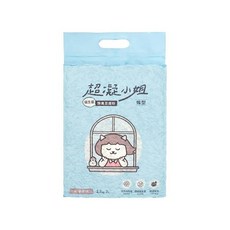 超凝小姐 益生菌除臭豆腐砂, 環境益生菌技術，持久除臭效果，無添加配方，豆香自然，不易碎、不黏底，防潮設計，沖馬桶無壓力, 2.7kg, 1包, 純淨原味