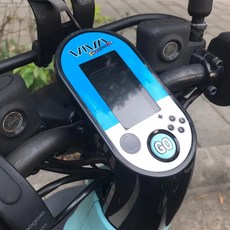 GOGORO VIVA造型膜 儀表貼 (含Go鍵) 高抗刮犀牛皮 自動修復功能, 藍白色Switch, 1個