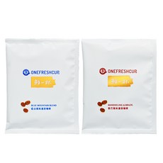 鮮一杯 藍山 曼巴風味濾掛咖啡 Set, 藍山X25份 + 曼巴X25份, 100%純研磨咖啡, 9g, 50包, 1組