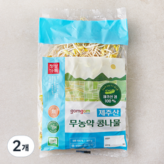 곰곰 제주산 무농약 콩나물, 300g, 2개 - 킁