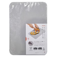 CB JAPAN atomico系列 防刮抗菌砧板，灰色，260mmx365mmx2mm，耐熱100°C，日本製造, 260 x 365 x 2mm, 淺灰色, 1個