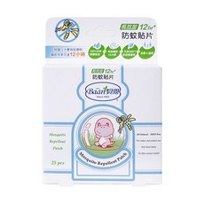 Baan 貝恩嬰兒防蚊貼片, 檸檬桉精油, 長效12小時驅蚊, 單片包裝, 2盒