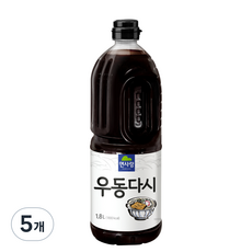 면사랑 우동다시 소스, 1.8L, 5개