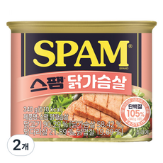스팸 닭가슴살, 340g, 2개