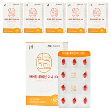 안국건강 아이원 루테인 미니 100, 60정, 6개 60정, 6박스