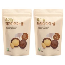 ORGA 유기농 마카다미아 쉘, 160g, 2개