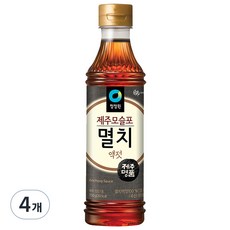 청정원 제주모슬포멸치액젓, 750g, 4개