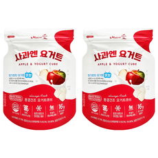 Naeiae 優格方塊, 冷凍乾燥技術, 水果口味, 入口即化, 蘋果風味, 16g, 2包