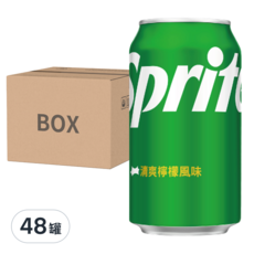 Sprite 雪碧 清爽檸檬風味 330ml*24罐, 48罐
