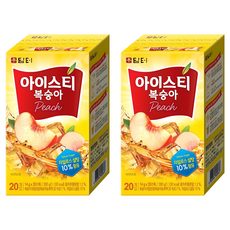담터 복숭아 아이스티 분말, 14g, 20개입, 2개 14g, 20개입, 2개