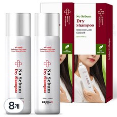 아케이 노세범 헤어 드라이샴푸 프레쉬 우디머스크향, 222ml, 8개