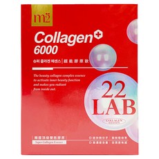 m2 美度 22 LAB超能膠原飲 8包 Set, 韓國TOP雙胜肽原 1000Da小分子 6000mg, 400ml, 1盒