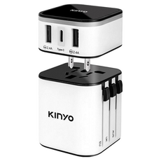 Kinyo 多合一旅行萬國轉接頭, MPP-3456-1, 1個