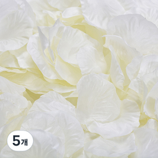 派對用玫瑰花瓣 500入, 5個, 乳霜