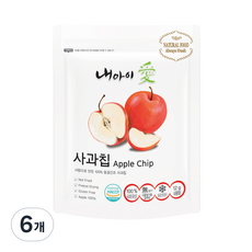 내아이애 동결건조 과일칩, 12g, 6개