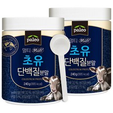 팔레오 멀티 초유 단백질 분말, 240g, 2개
