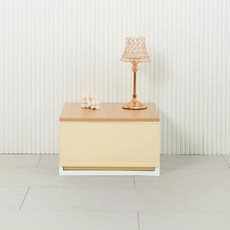 우드 1단 서랍
  샤바스 컬러스토리 우드상판 1단 서랍장 400 버터 1개 