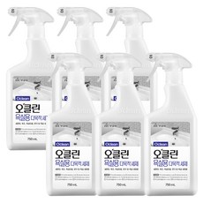 오클린 욕실용 다목적 세제 용기, 750ml, 6개