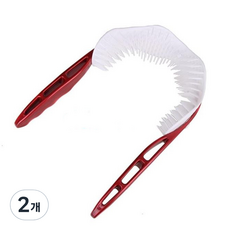 데일리프렌즈 에이킨 두피쓱싹 마사지 브러쉬, 혼합색상, 2개