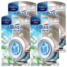 페브리즈 신발장용 비치형 프레쉬코튼 본품, 6.3ml, 4개