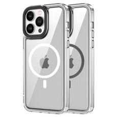YADI Apple iPhone 16 Pro Max 透明磁吸空壓手機保護殼 6.9吋，支援MagSafe磁吸充電, 透明