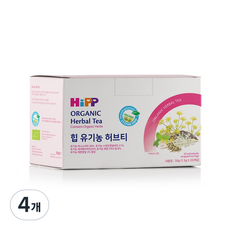 힙 유기농 허브티, 1.5g, 20개입, 4개