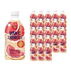 동원 비타C 자몽에이드 음료, 500ml, 24개