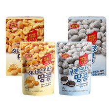 머거본 허니 로스티드 60g x 6p + 쿠앤크맛 땅콩 60g x 6p 세트, 1세트