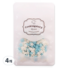 Cookingstory 裝飾用雪花形狀, 15g, 4個