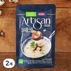 풀무원 아티장 머쉬룸크림 소스, 145g, 2개