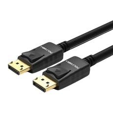 POLYWELL 寶利威爾 DP1.2 傳輸線, 1m, PW15-W46-D010, 1條