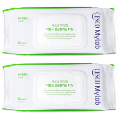 세스코마이랩 다용도 살균클리닝 티슈, 2개 2개, 330g
