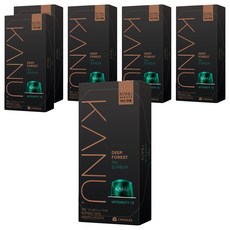 카누 바리스타 머신 전용 캡슐커피 딥포레스트, 9.5g, 10개입, 6개