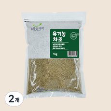 초록숟가락 유기농 차좁쌀, 1kg, 2개