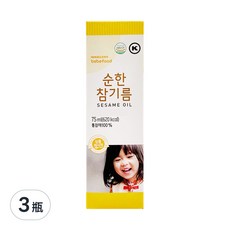 bebefood 寶寶福德 寶寶用芝麻油，75毫升, 白芝麻, 75ml, 3瓶