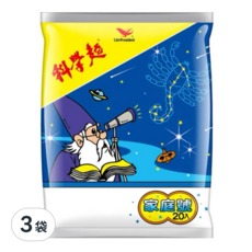 統一 科學麵 Mini包 原味 20包, 300g, 3袋