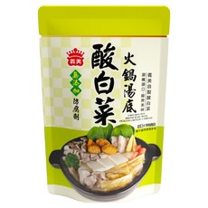 義美 酸白菜火鍋湯底, 750g, 1包