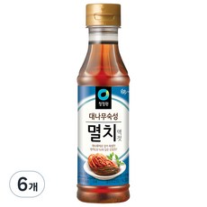 청정원 대나무숙성 멸치액젓, 500g, 6개