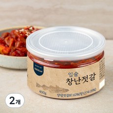 입술젓갈 창난젓, 400g, 2개