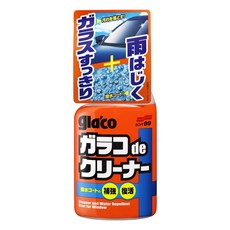 SOFT99 glaco 撥水玻璃清潔劑，二合一(清潔和撥水效果)，400ml，日本製造, 1個