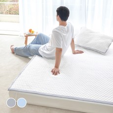 The Zari Curalon涼爽的涼感觸感涼感床墊, ICEBRIC GRAY