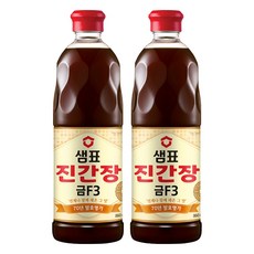 샘표 진간장 금F3, 860ml, 2개 860ml, 2개