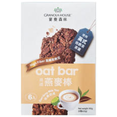 GRANOLA HOUSE 宴麥森林 燕麥棒 伯爵奶茶, 高纖高飽足 6個 Set, 192g, 1盒