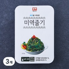 미역줄기, 300g, 3개