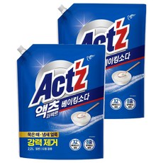 액츠 퍼펙트 베이킹소다 액상세제 리필, 2.2L, 2개 2.2L, 2개